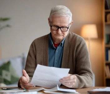 Sorting through paperwork
