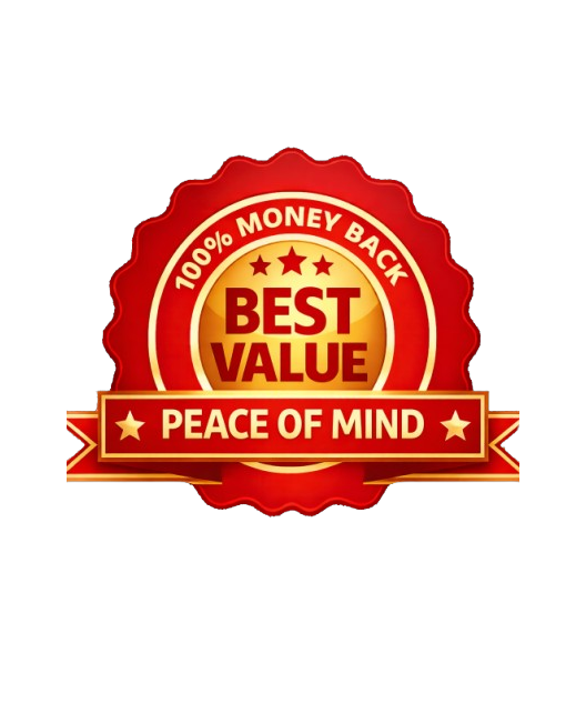 100% Money Back · Best Value · Peace of Mind